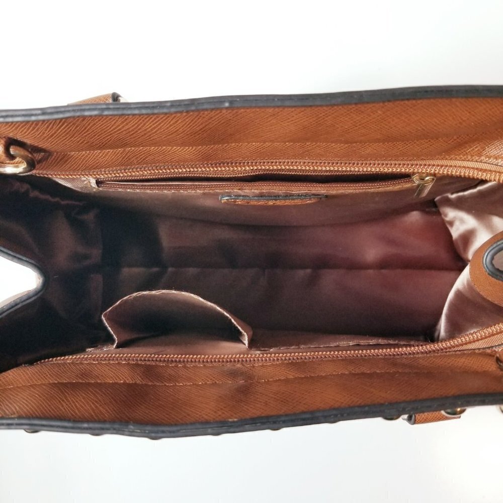 YOKI Satchel Brown Purse Bag - Picture 6 of 12